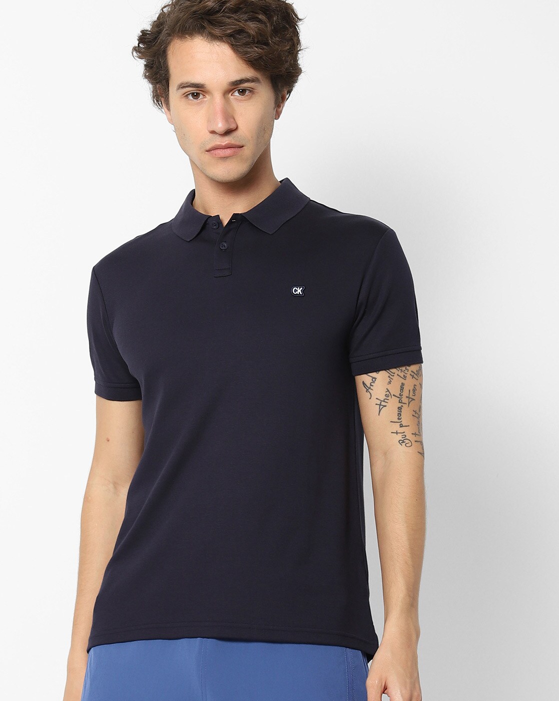 Buy Blue Tshirts for Men by Calvin Klein Jeans Online