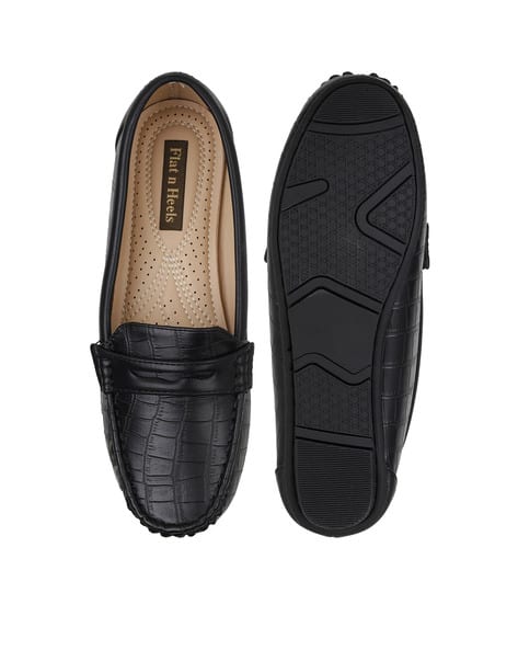 Checked Round-Toe Loafers (Image - 2)