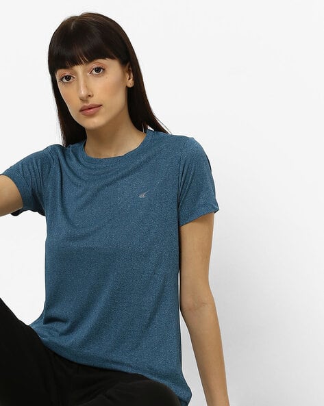 teal blue t shirt women's