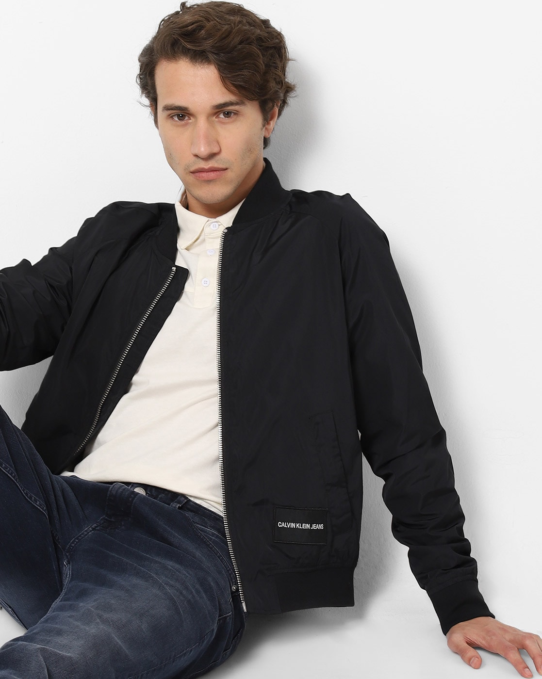 Calvin Klein Jeans GENDERLESS PADDED DENIM JACKET Black - Free delivery |  Spartoo NET ! - Clothing Denim jackets Men USD/$148.00