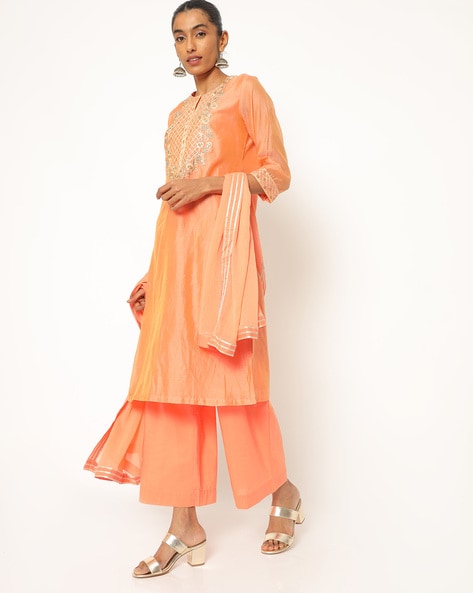 biba orange dress