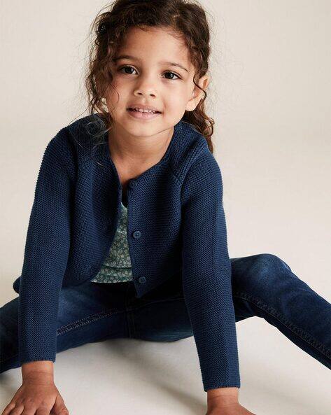 marks and spencer girls cardigans