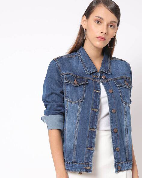 cheap ladies denim jacket