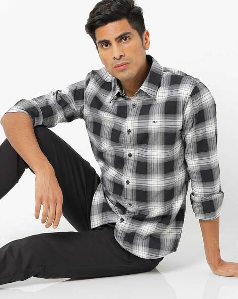 Buy Black & Grey Shirts for Men by Calvin Klein Jeans Online 