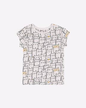 cat print tee