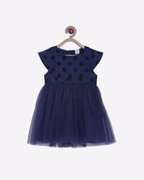 mini klub Polka-Dot A-line Dress with Cap Sleeves-picture-32