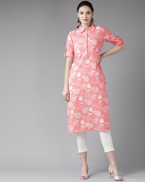 Buy Pink Kurtas for Women by SEE DESIGNS Online | Ajio.com