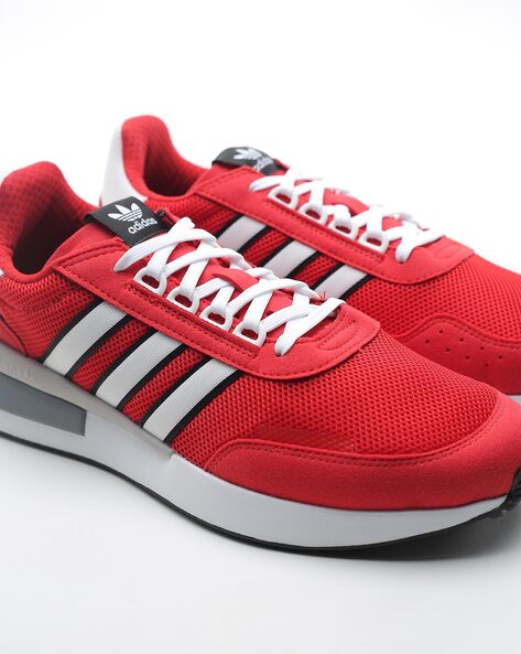 adidas clover casual red