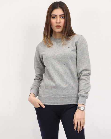 heathered sweatshirt