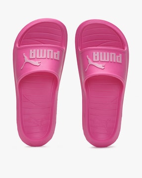 pink puma sliders