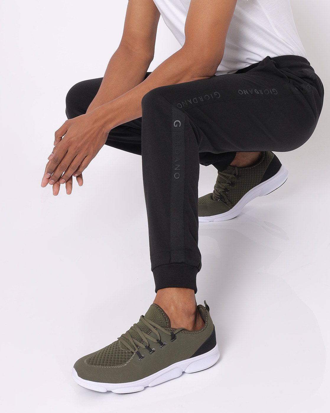 Buy Black Track Pants for Men by Giordano Online
