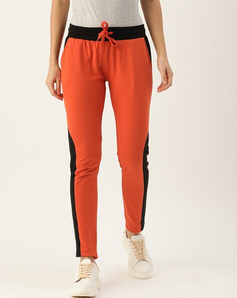 fitted track pants womens