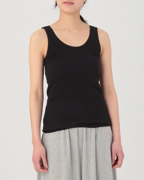 Buy Black Camisoles & Slips for Women by MUJI Online