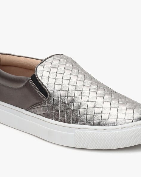 Basket-Weave Slip-On Casual Shoes (Image - 1)