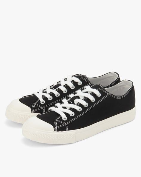 Water-Repellent Organic Cotton Walk-Support Sneakers