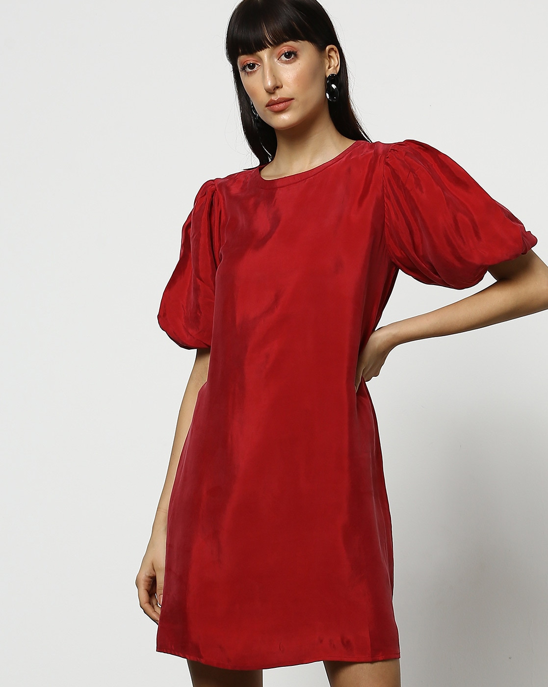 Buy Red Dresses for Women by Outryt ...