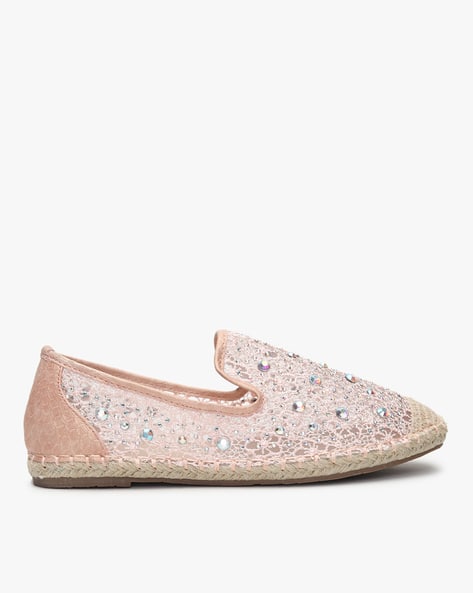 Embellished Slip-On Casual Shoes