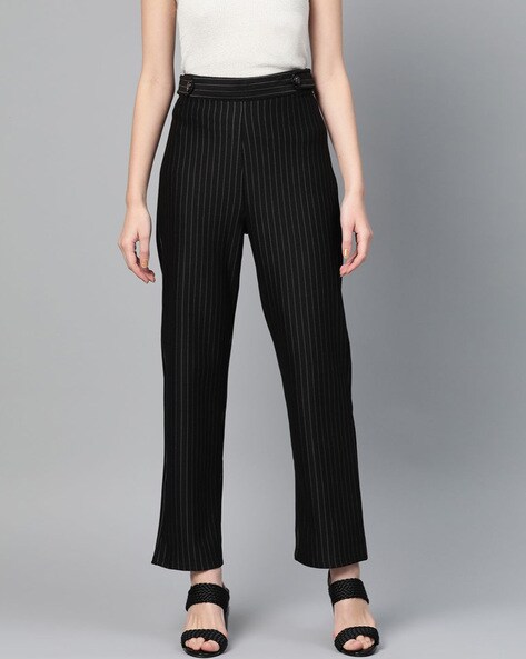 RSQ Womens Pinstripe Pants - BLK/WHT | Tillys