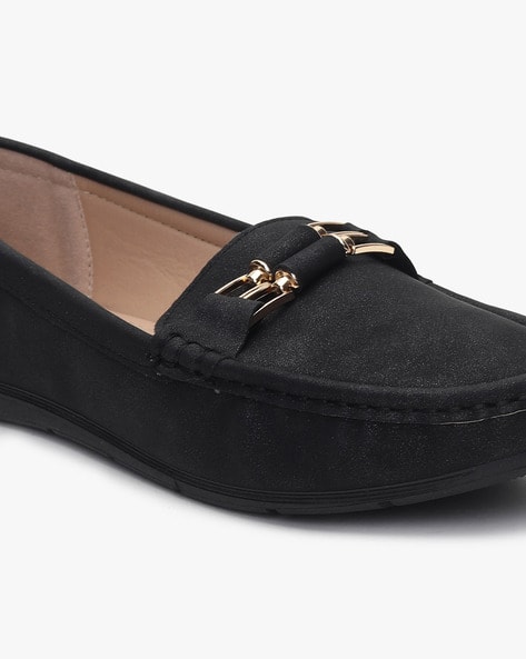 Flat Loafers with Metal Accent (Image - 1)