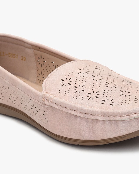 Flat Loafers with Cutouts (Image - 1)