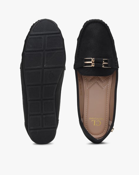 Flat Loafers with Metal Accent (Image - 2)