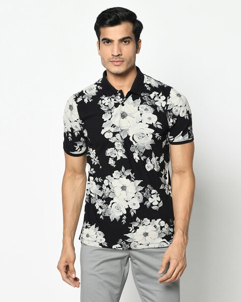 polo shirts for men floral