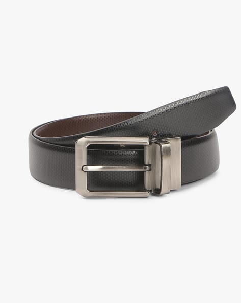 Network Reversible Belt with Buckle Closure