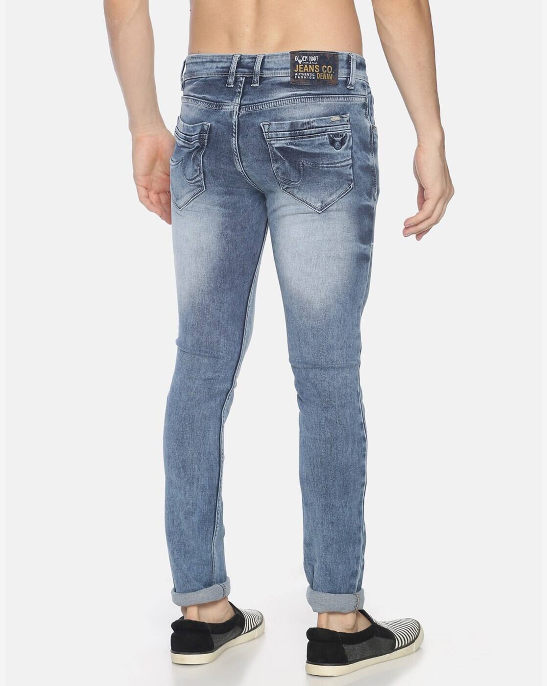 Buy Blue Jeans for Men by Owen Hart 