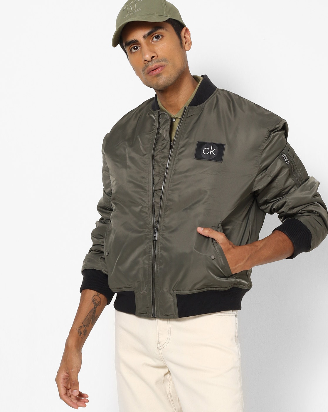 Buy Green Jackets & Coats for Men by Calvin Klein Jeans Online 