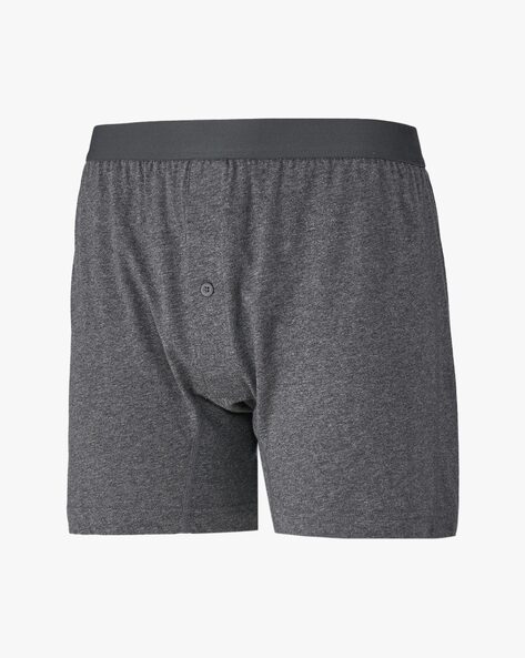 MUJI Mens Stretch Jersey Front Open Briefs