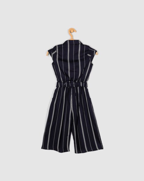 Buy Navy Blue Dungarees &Playsuits for Girls by Peppermint Online