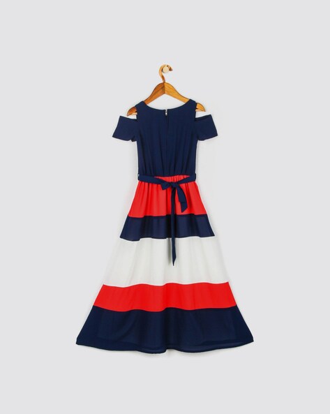 Buy Navy Blue ☀ White Dresses ☀ Frocks ...