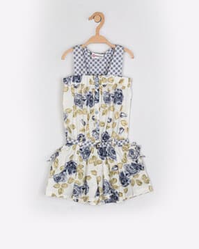 Floral Print Jumpsuit with Detachable Belt-image-24
