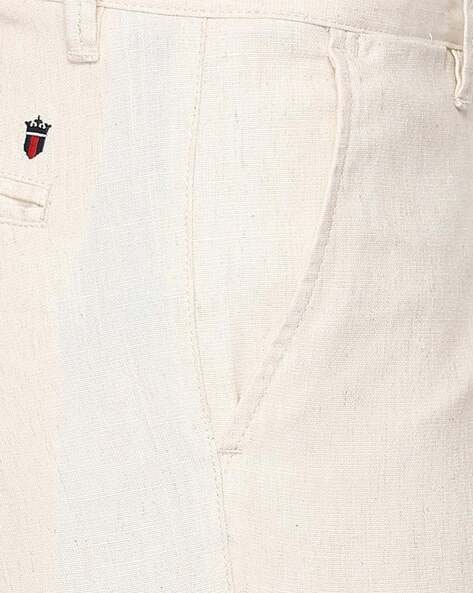 Buy Cream Trousers & Pants for Men by LOUIS PHILIPPE Online