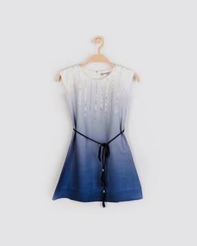 Sequin Embellished Shift Dress-image-17