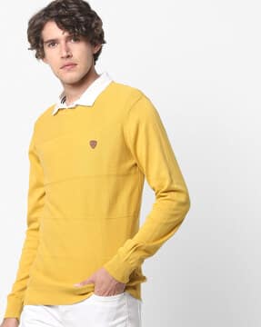 yellow colour sweater