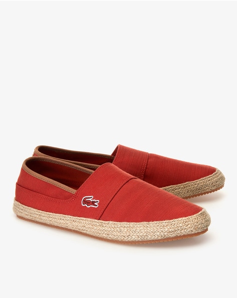 lacoste shoes slip on