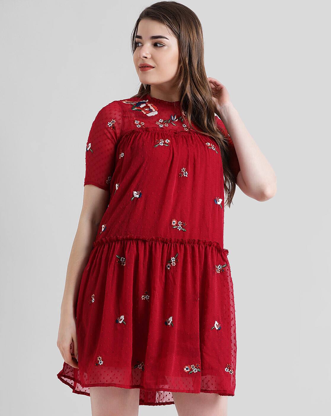 Maroon Dresses for Women by Zink London 