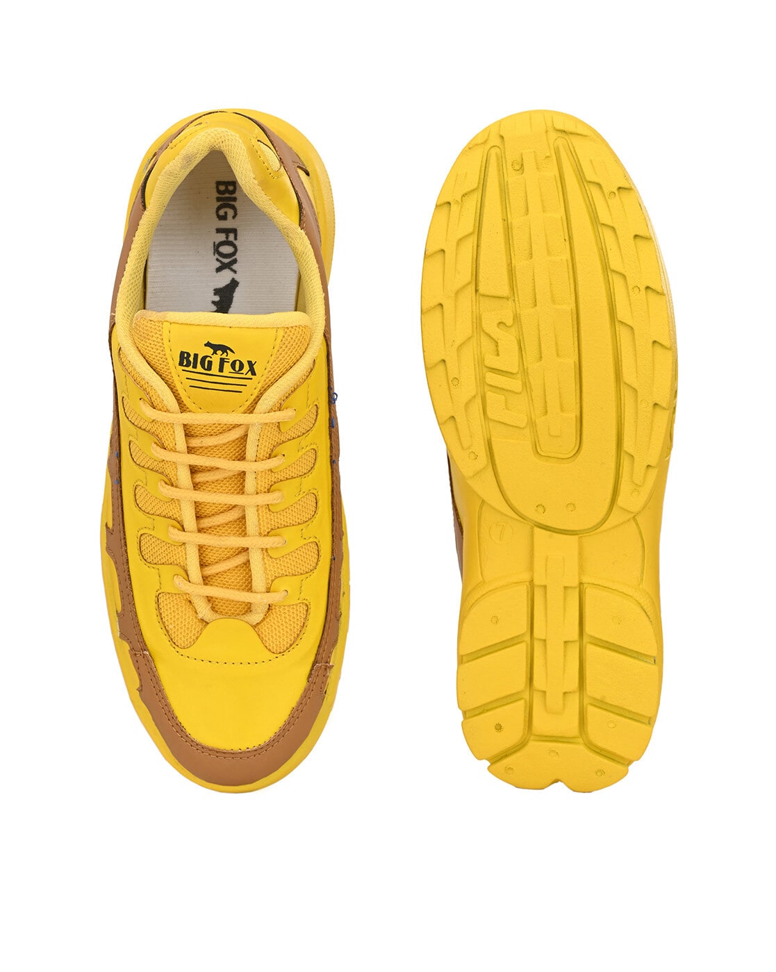 Buy Yellow Sports Shoes for Men by BIG FOX Online