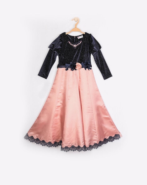 Buy Peppermint Girls Fuschia Printed A Line Dress - Dresses for Girls  7264442 | Myntra