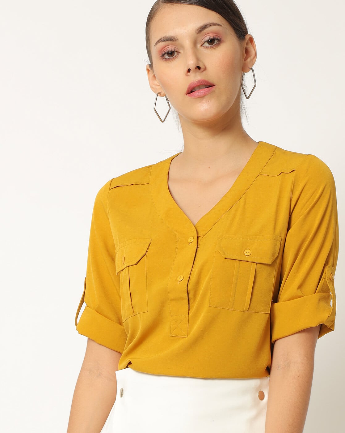 harpa mustard yellow top