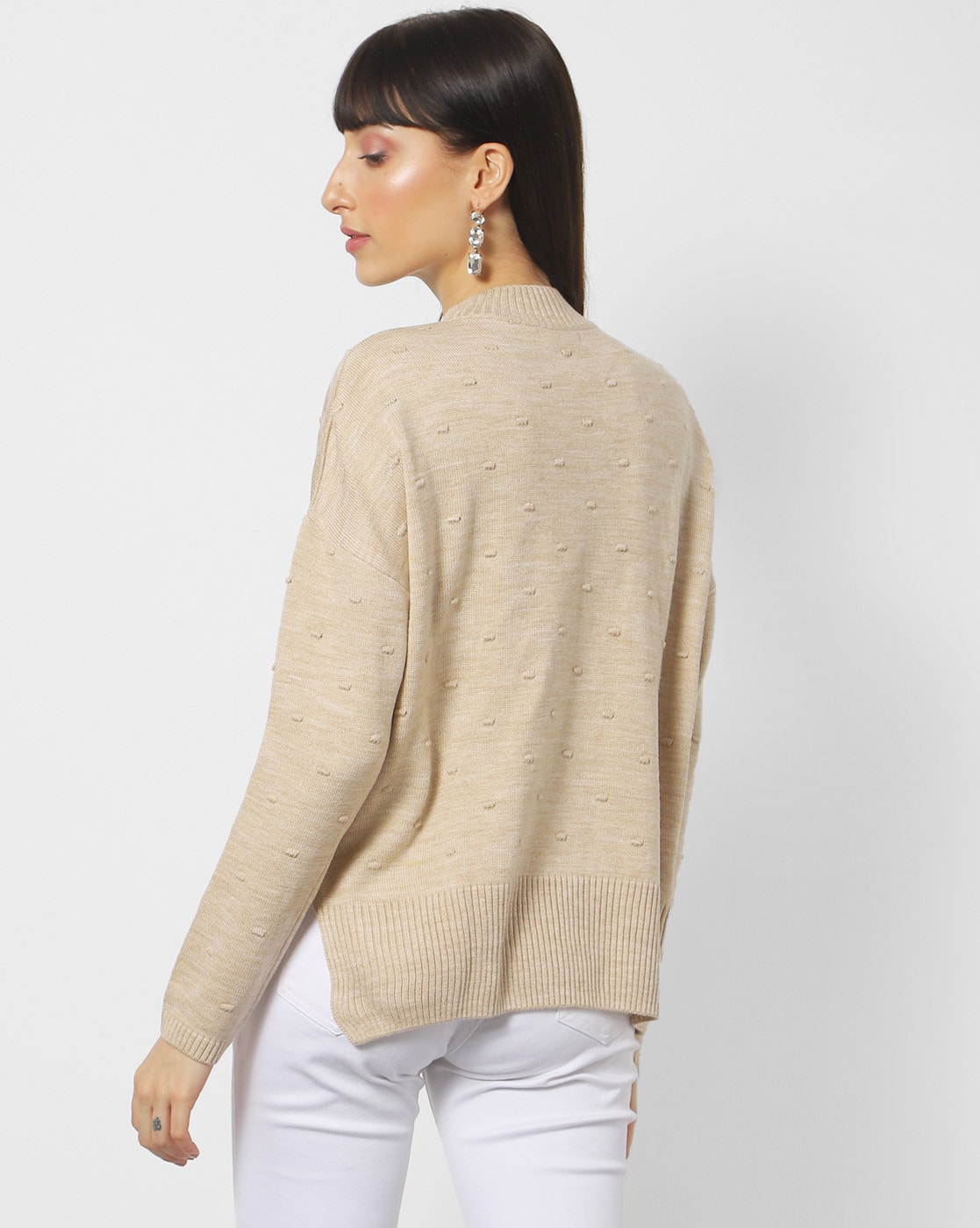 beige sweater