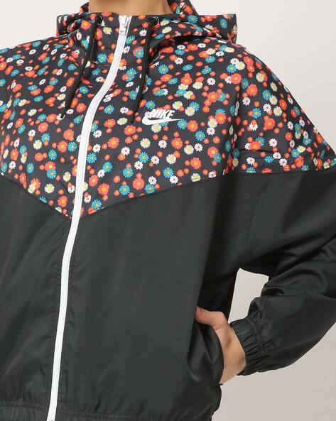 Nike store floral windbreaker