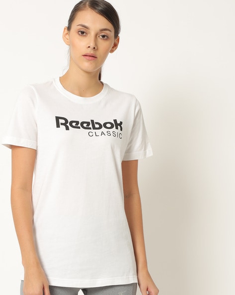 Reebok classic t hot sale shirt women's