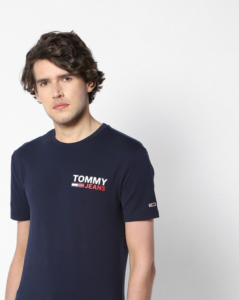 tommy jeans navy t shirt