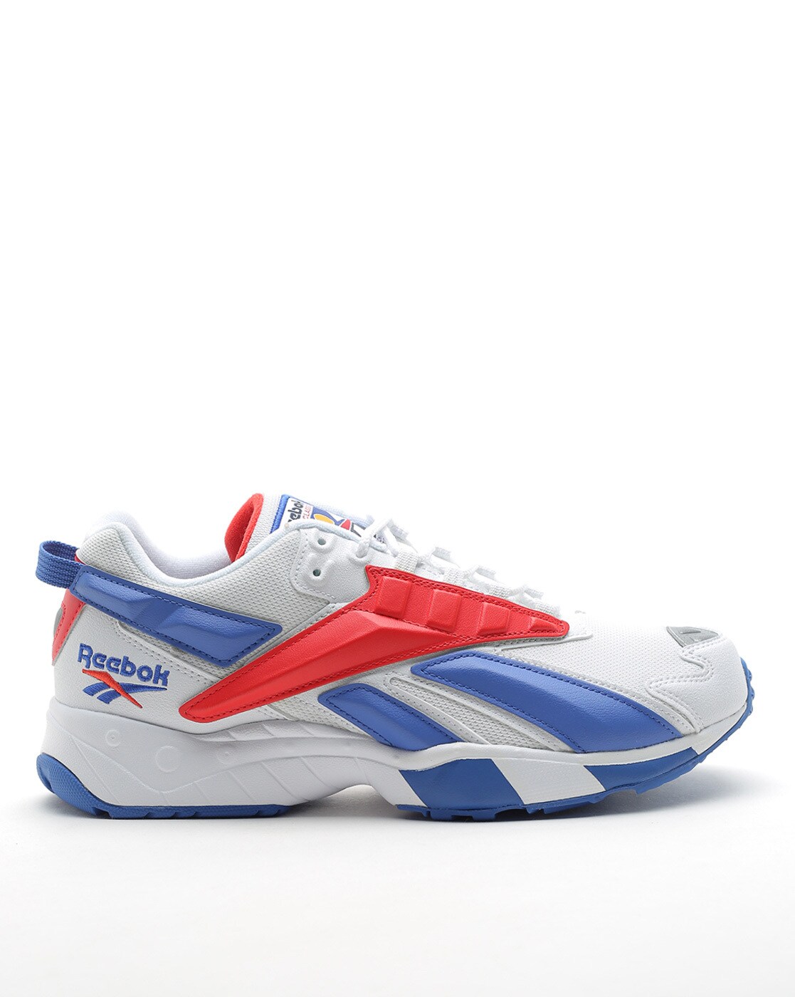 Classic Leather Shoes in Vector Blue / Cloud White / Vector Red | Reebok  Official Ireland