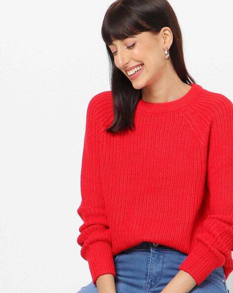 vero moda red sweater