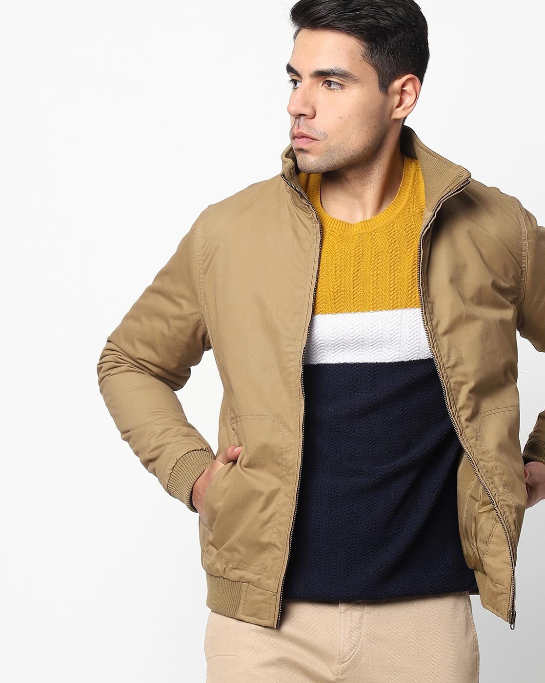 Khaki colored clearance jacket