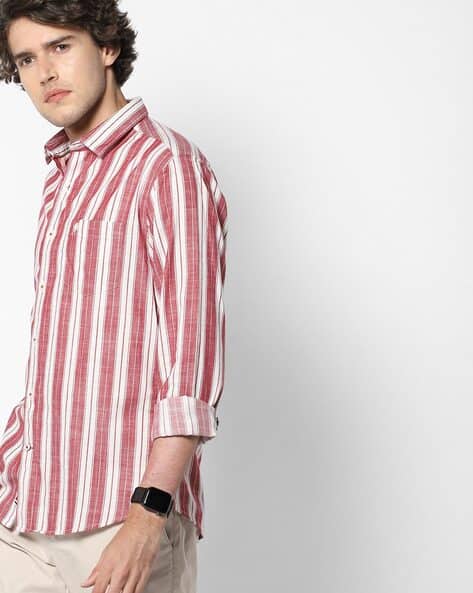 Buy Red \u0026 White Shirts for Men by 