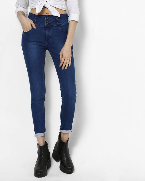 Buy Blue Jeans \u0026 Jeggings for Women by High Star Online | Ajio.com